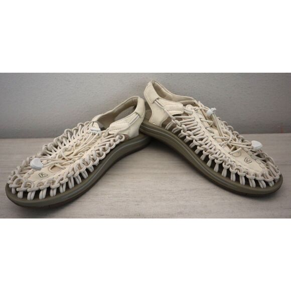 KEEN 1018698 Women's Sz 9.5W Beige Uneek Classic Two Cord Sneaker Sandals $140 - Picture 1 of 14